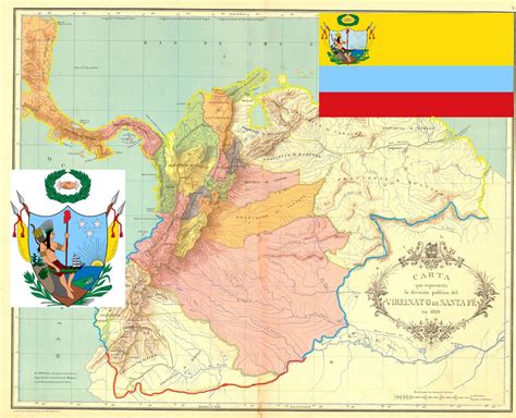 Bicentenario Colombia Mapa De El Territorio De La Gran Colombia Su