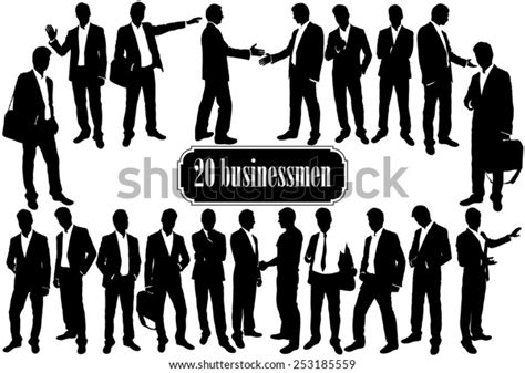 Business People Set Vector Illustration Stock Vector Royalty Free