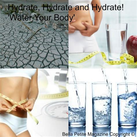 Hydrate Hydrate And Hydrate ‘water Your Body Bellapetite Ann