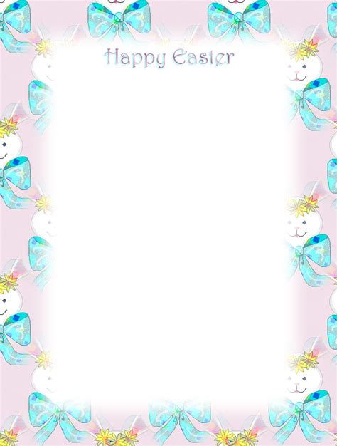 You can create your own background with our free online app. Easter Stationery | Free Printable Unlined Christmas ...