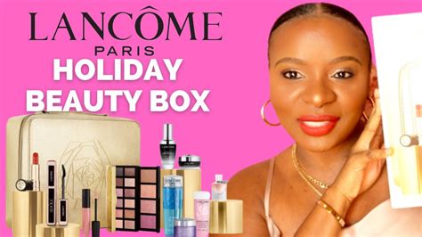 Nib Lancome Holiday Beauty Box Collection Full Size Set