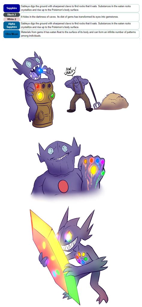 Automatic visual effect evolution features allow you to generate amazing still or animated abstract imagery at the touch of a. Sableye found the tastiest gems | Pokemon, Pokemon comics ...