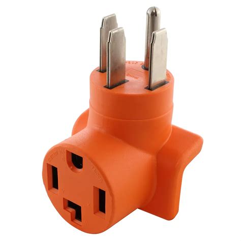 Ac Works 14 50p 50 Amp 4 Prong Plug To 14 30r 4 Prong Dryer Outlet