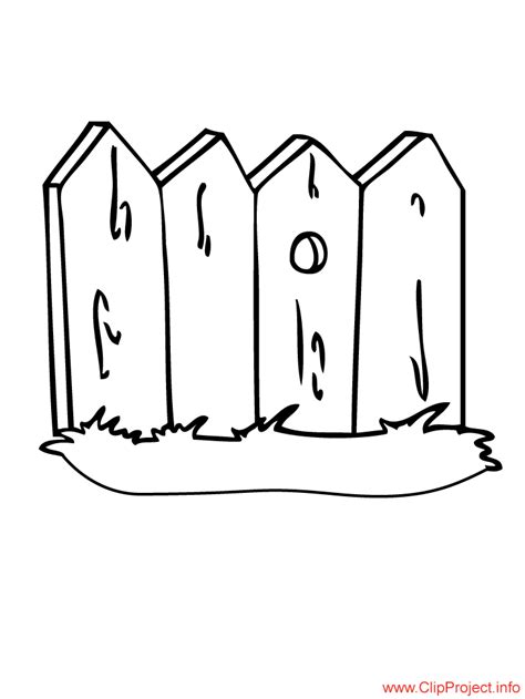 Garden Fence Coloring Page Coloring Pages