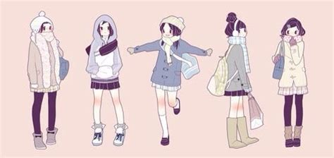Maybe you would like to learn more about one of these? Anime fashion girls winter outfits | Anime Amino
