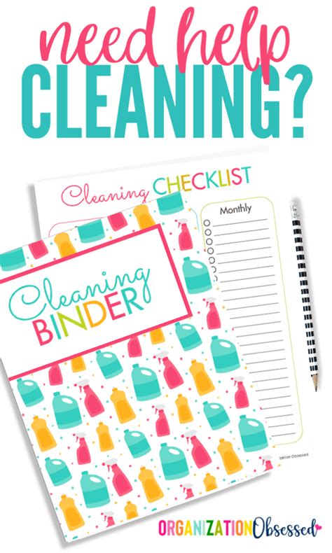 Cleaning Binder Free Printables
