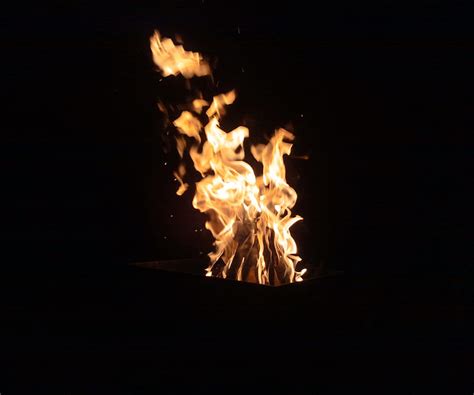 Fire Camp Flames Night Hd Wallpaper Peakpx