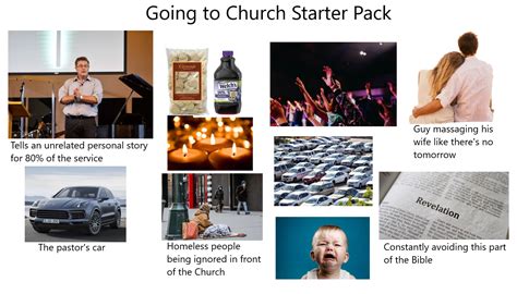 Going To Church Starter Pack Rstarterpacks Starter Packs Know