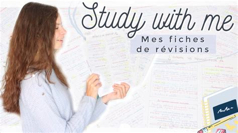 Fiches De Révisions Ma Méthode Pour Les Réaliser 📄 Study With Me 📚