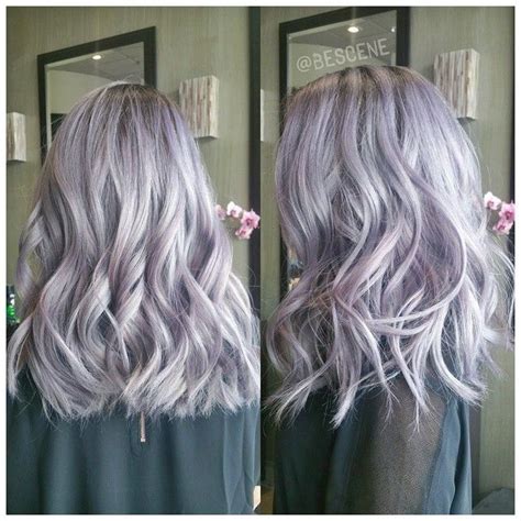 Box contains 50ml colourant, 75ml developing lotion, gloves. Lilac and silver hair | Lilac hair, Hair styles, Pastel hair
