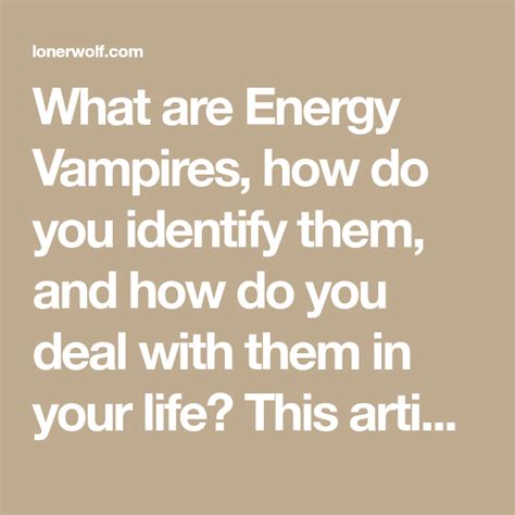 6 Types Of Energy Vampires That Emotionally Exhaust You What Is