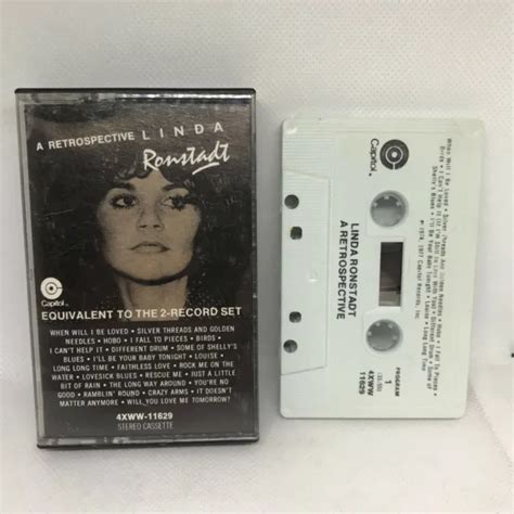 Linda Ronstadt Cassette Tape 1977 Capitol Record A Retrospective Tested