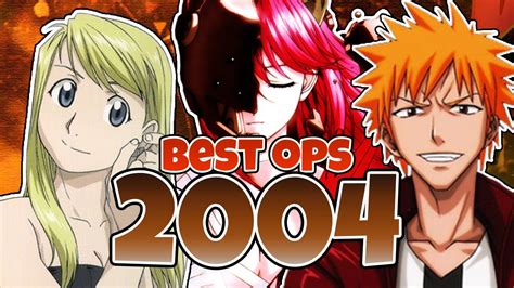 Top 30 Anime Openings Of 2004 Youtube