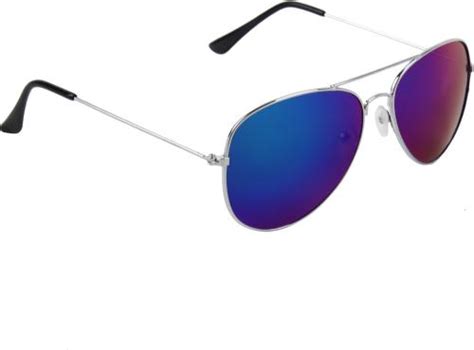 buy zyaden mirrored uv protection aviator full frame blue sunglasses men and women online at