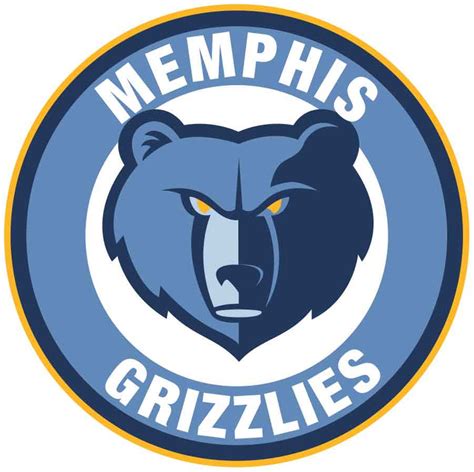 Memphis Grizzlies Circle Logo Vinyl Decal Sticker 5 Sizes Sportz