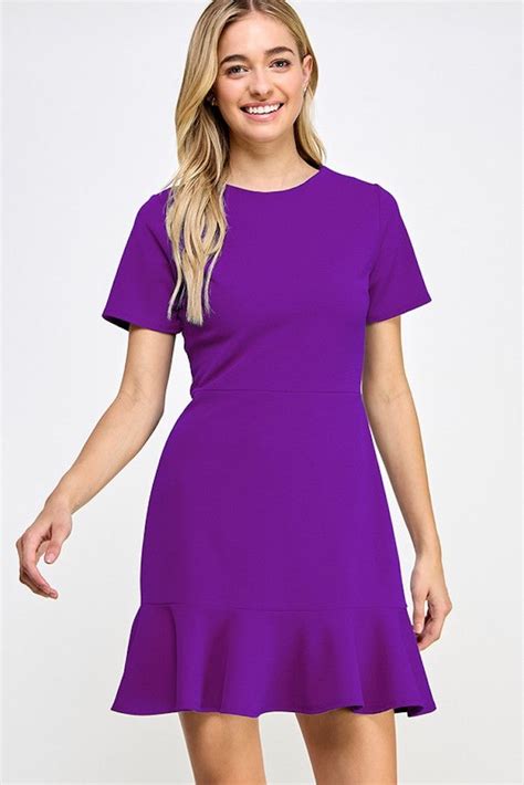 Always In Style Dress Purple