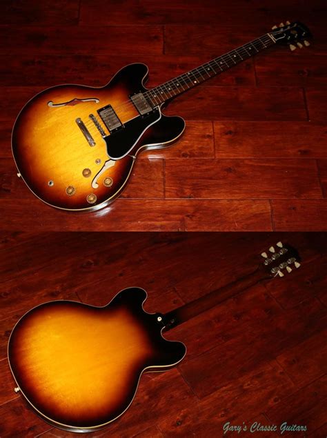 1958 Gibson Es 335 Very Rare Unbound Dot Neck Garys Classic Guitars