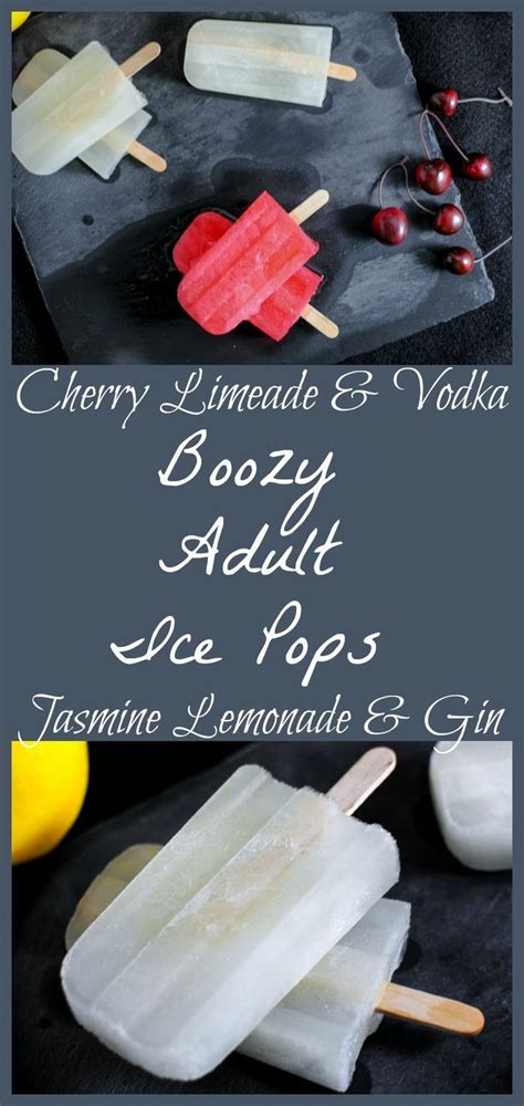 If you need to store it longer, it can also be frozen. Boozy Adult Ice Pops: Cherry Limeade: vodka, lime juice ...