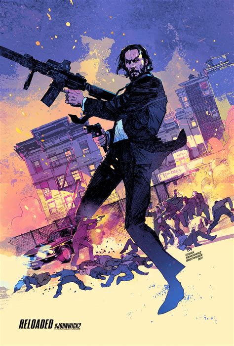 John Wick Chapter Two Illustrated Posters Confusions And Connections Hot Sex Picture