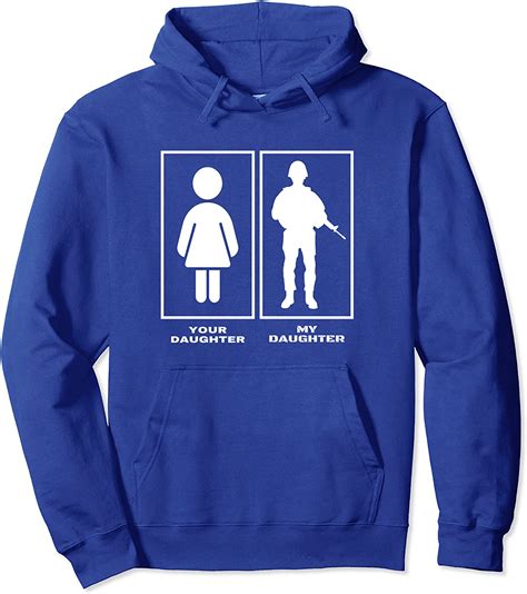 Proud Soldier Mom Dad Your Daughter My Daughter Military Pullover Hoodie