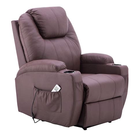 Sporting the lavish, retro appeal of its unique design this red leather upholstered chaise lounge will let you kick your feet up. Power Recliner Massage Ergonomic Sofa Vibrating Heated ...