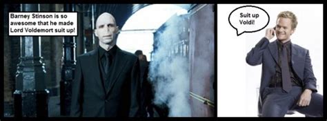 Suit Up Voldemort Suit Barney Stinson Lord Voldemort