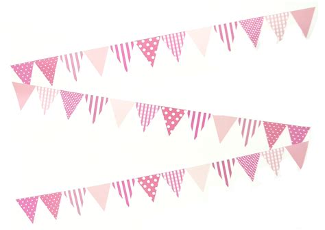 Pink Triangle Patterns Jointed Banner Hbd Triangle Patterns Pink Flags