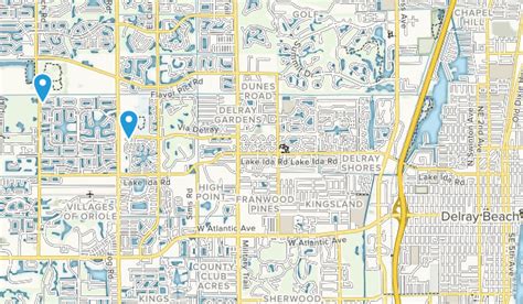 Delray Beach Florida Map