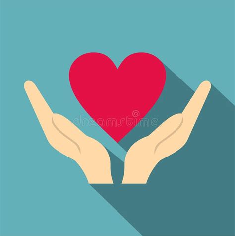 Hands Holding Heart Icon Stock Illustrations 9612 Hands Holding