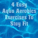 Photos of Aqua Exercise Routines