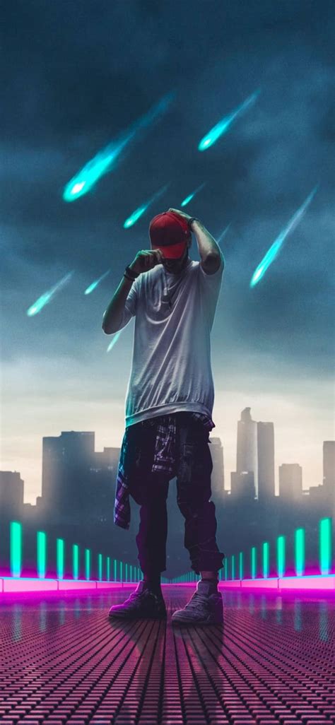 Download Cool Iphone 11 Rapper Shooting Stars Wallpaper