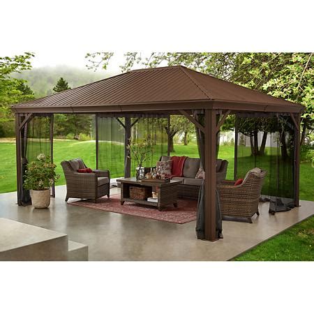 We have almost everything on ebay. Member's Mark 12' x 16' Alameda Hardtop Gazebo Pavilion ...