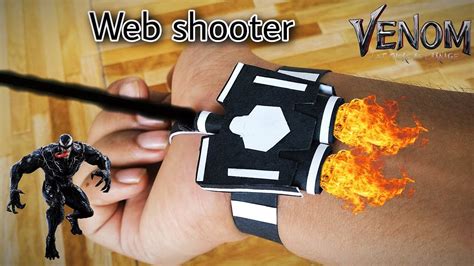 How To Make Spiderman Web Shooter Venom Web Shooter Easy And