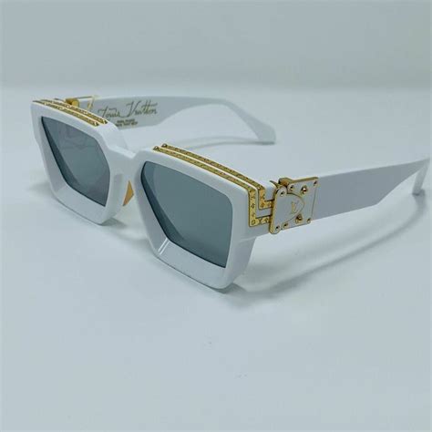Louis Vuitton X Virgil Abloh 11 Millionaire White Sunglasses Z1166w