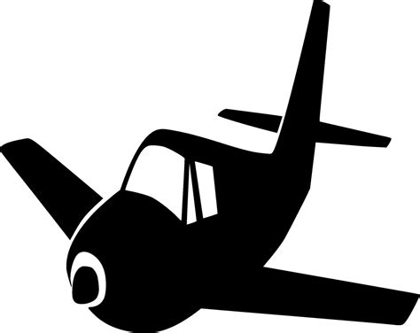 Airplane Silhouette Vector On White Background 35508867 Vector Art At