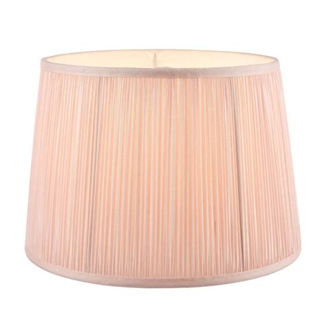 Laura Ashley La3703520 Q Hemsley Pleated Lamp Shade Blush Pink 12 Inch