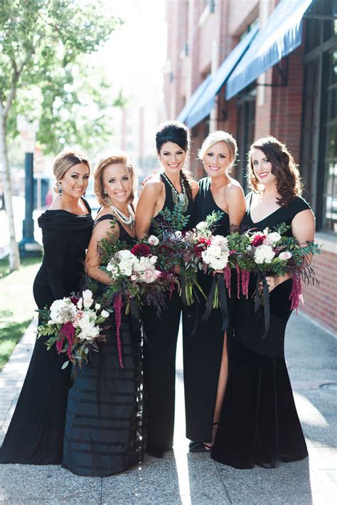 Black Bridesmaid Dresses Wedding And Party Ideas 100 Layer Cake