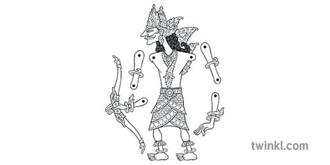 Rama Indonesian Wayang Kulit Paper Craft Ks2 Illustration Twinkl