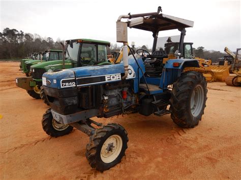 1995 Ford 7840 Sle Farm Tractor Jm Wood Auction Company Inc