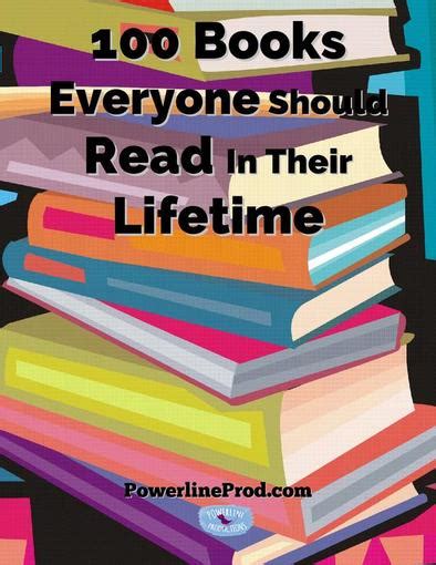In 100 Books Everyone Should Read In Their Lifetime Meredith Curtis Lists 100 Books That