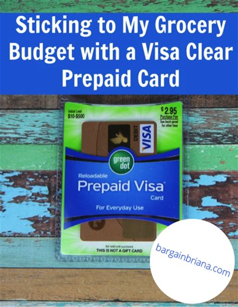 Bank visa® debit card anywhere visa debit cards are accepted, including retailers, atms and online bill payment options. Sticking to My Grocery Budget with a Visa Clear Prepaid Card - BargainBriana