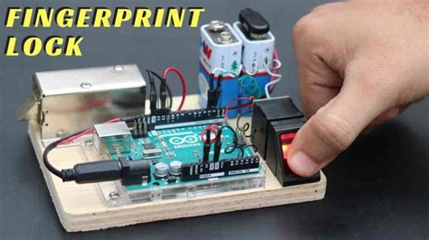 How To Make Arduino Fingerprint Lock At Home Fingerprint Door Lock