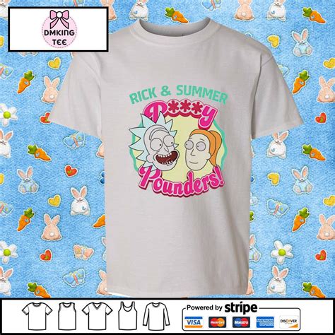 Rick And Summer Pussy Pounders Rick And Morty Shirt Emilytees