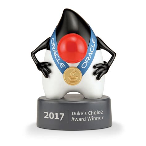 Oracle Java Dukes Choice Award Bruce Fox Custom Mascot Awards