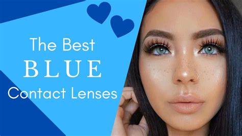 The Best Blue Colored Contact Lenses Lens Me Youtube