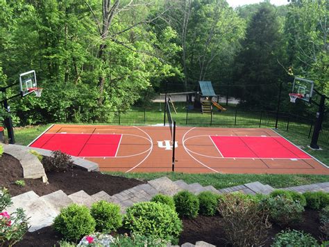 Get a bounce and cushion similar to hardwood in the comfort of your own backyard! Choosing Colors for Your Backyard Court or Home Gym ...