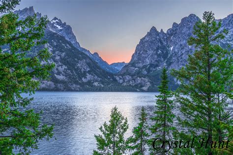 Jenny Lake Sunset Crystal Hunt Photography