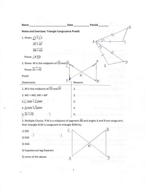 G Co C 9 Worksheet 1 Geometry Common Core Answers Common Core Worksheets