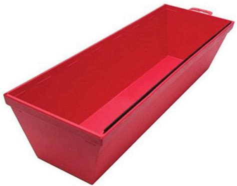 Drywall And Plastering Mud Pan 12 Inch Red Plastic Patio