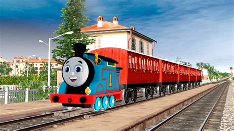 Thomas Reboot And The Red Coaches ~ Trainz Simulator Youtube